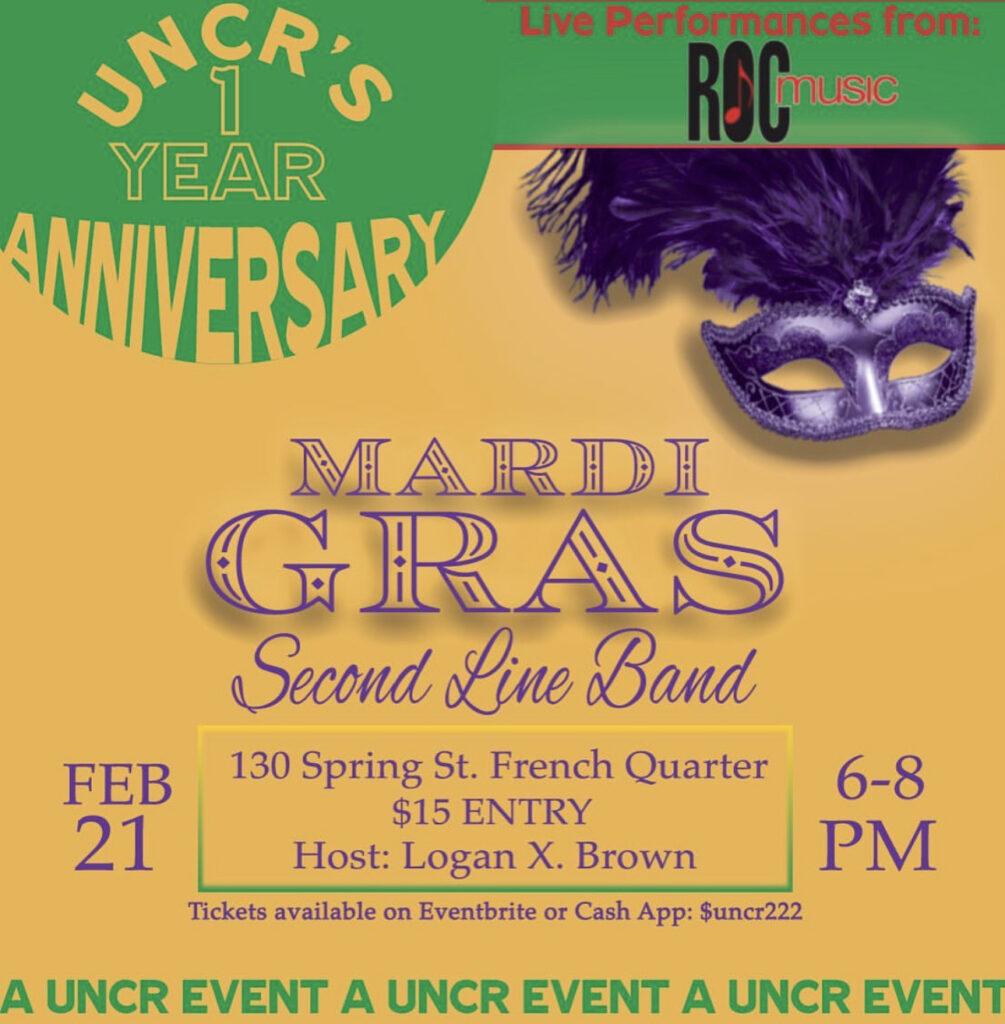 Mardi Gras #11 Second Line Event 1 year anniversary